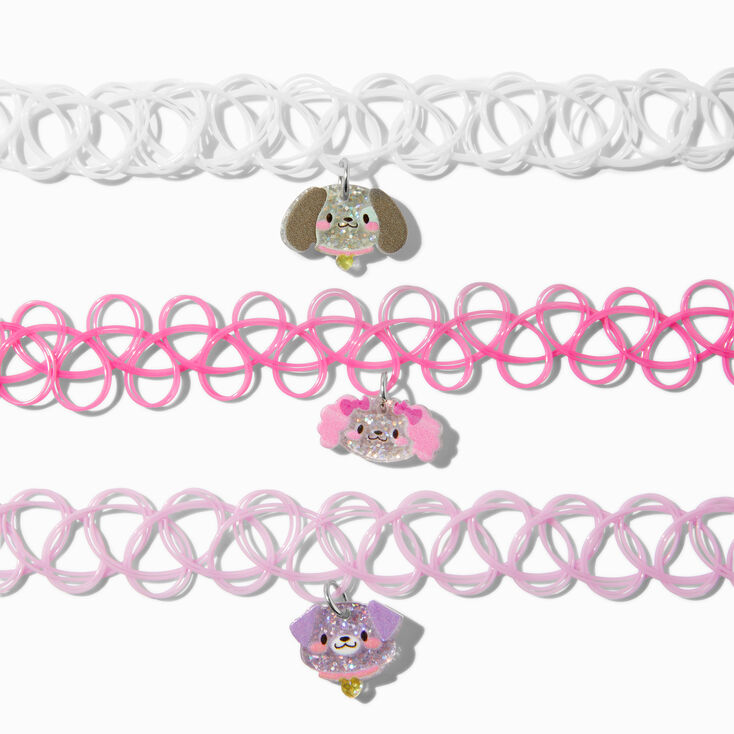 Ras-de-cou chiens Claire&#39;s Club - Lot de 3,