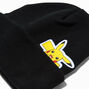 Pok&eacute;mon&trade; Pikachu Peek-A-Boo Black Beanie,