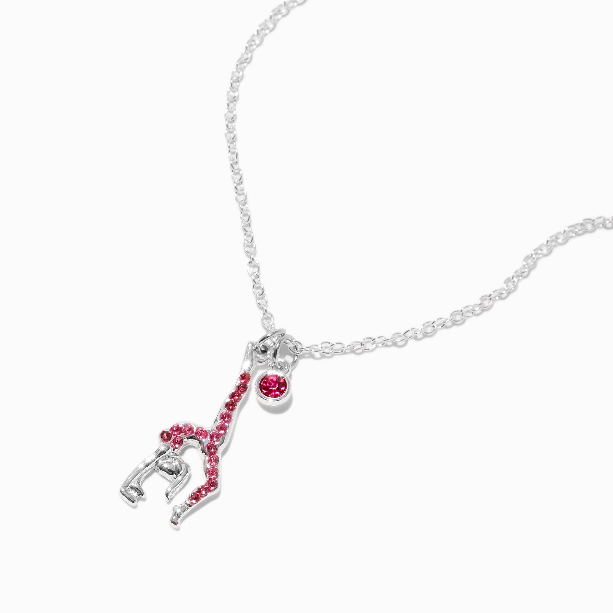 Gymnastics Pendant Necklace Claire s US