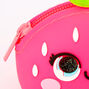 Porte-monnaie en silicone motif fraise - Rose,