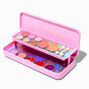 Palette compacte de maquillage bling papillon rose,