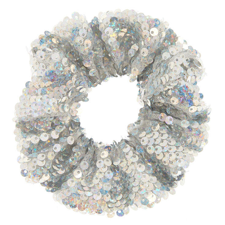 Holographic Sequin Hair Scrunchie,