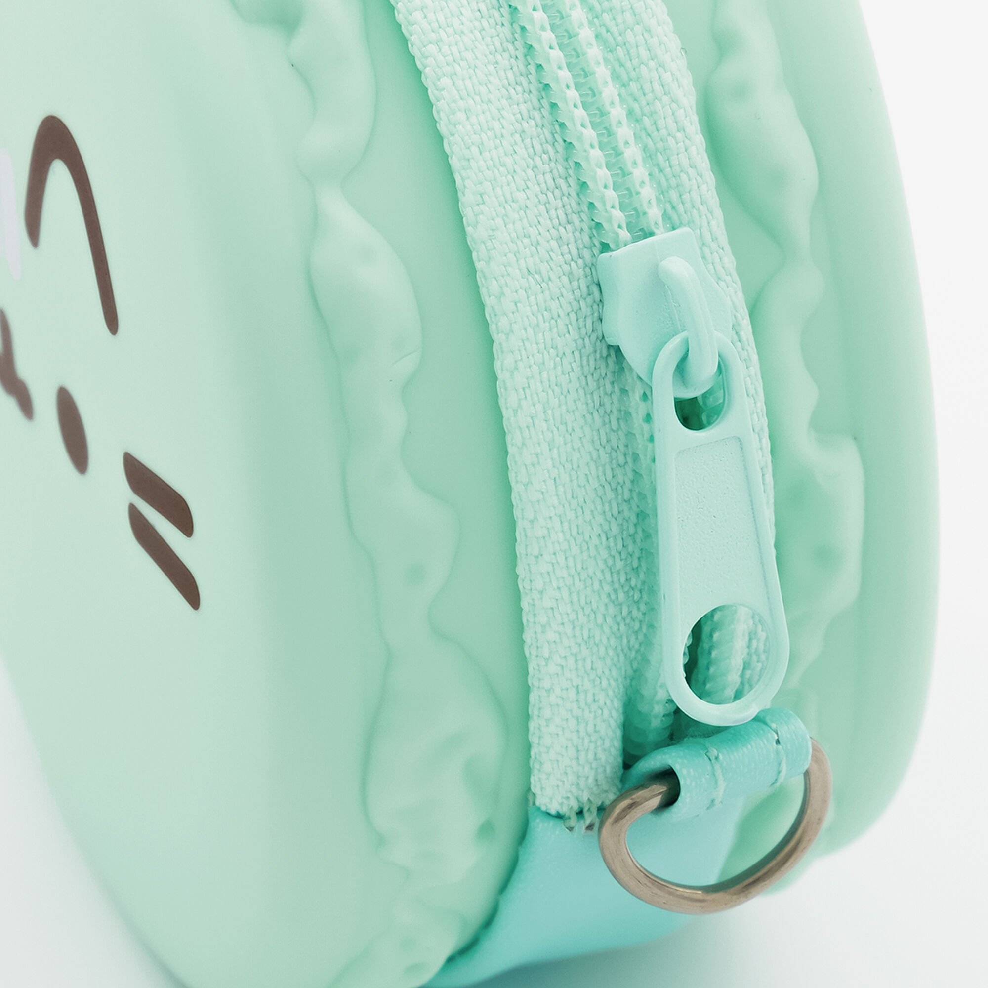 Porte-monnaie silicone macaron Pusheen® - Vert menthe,