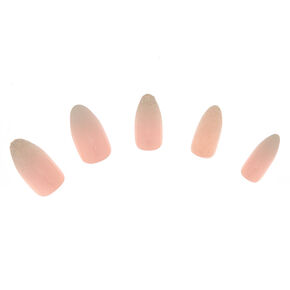 Ombre Glitter Stiletto Faux Nail Set - Pink, 24 Pack,