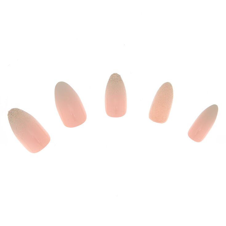 Faux ongles stiletto &agrave; paillettes d&eacute;grad&eacute; - Lot de 24,