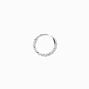 Sterling Silver 22G Braided Twist Nose Ring,