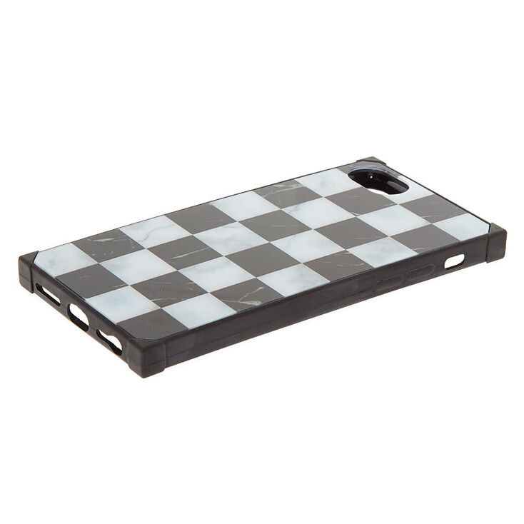 Checkered Marble Square Phone Case - Fits iPhone 6/7/8 Plus,