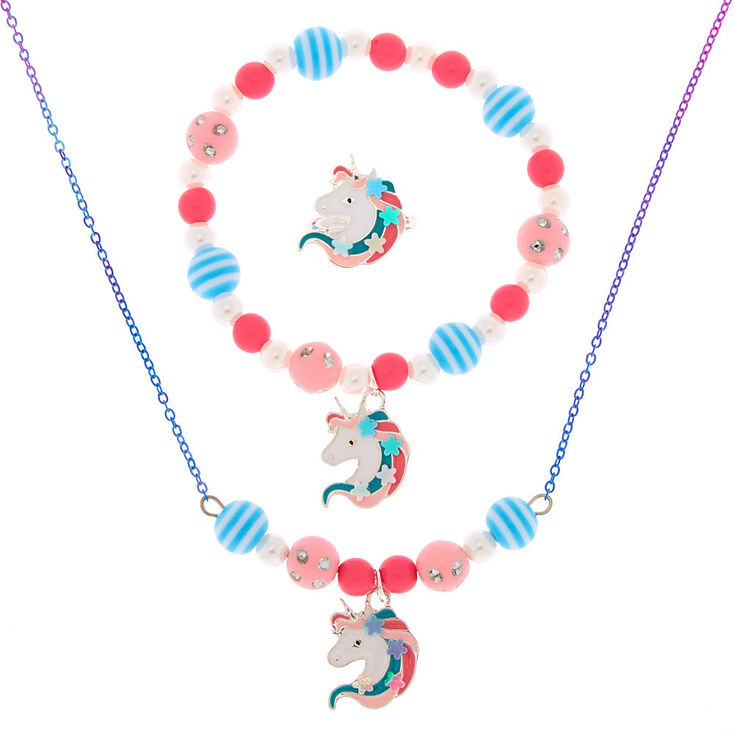 Claire&#39;s Club Unicorn Jewelry Set,