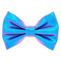 Mini Metallic Mermaid Hair Bow Clip - Lilac,