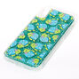 Tessa the Turtle Turquoise Glitter Liquid Fill Phone Case - Fits iPhone XR,