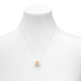 Silver Daisy Locket Pendant Necklace,
