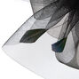 Feather Swirl Fascinator Headband - Black,