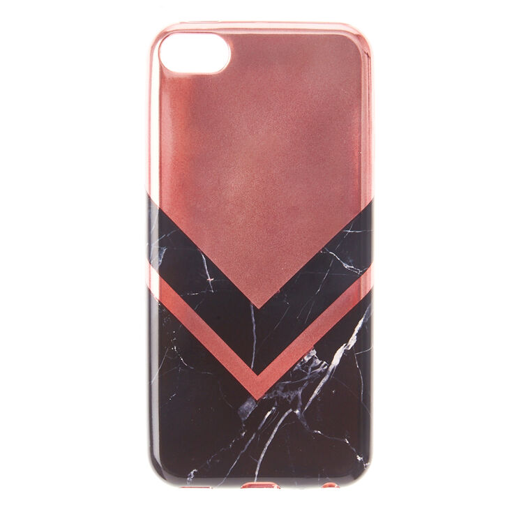Black Marble Rose Gold Ipod Touch 5 6 Case Claire S Us