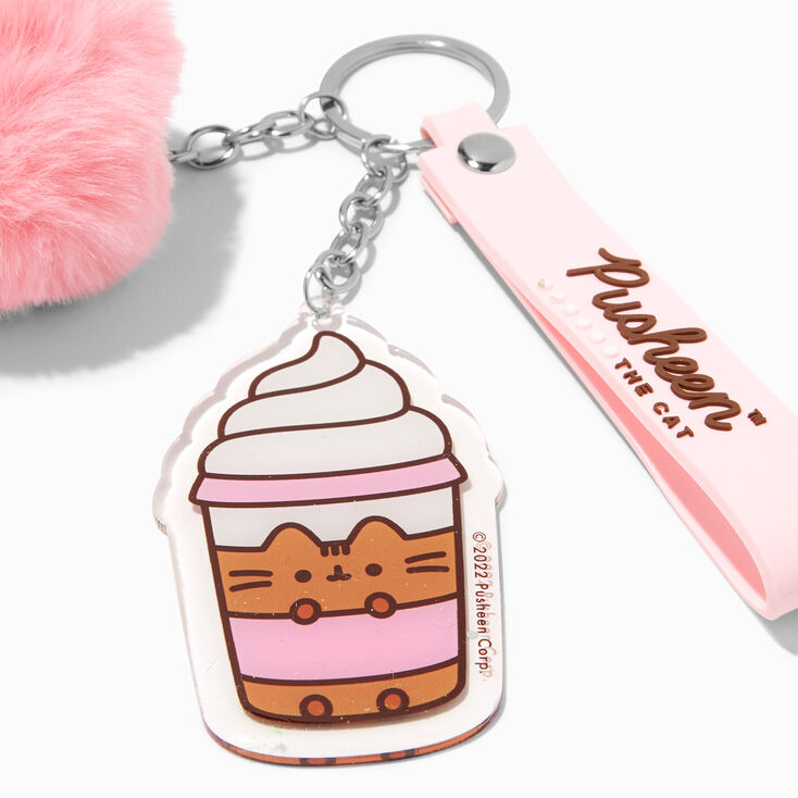 Pusheen&reg; Catf&eacute; Keychain,