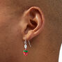 Red Strawberries Earring Stackables Set - 3 Pack ,