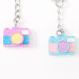 Porte-cl&eacute;s best friends appareil photo arc-en-ciel - Lot de 5,