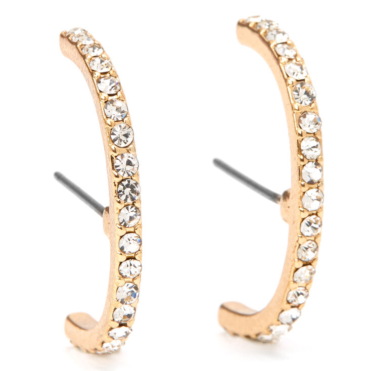 Hook stud earrings