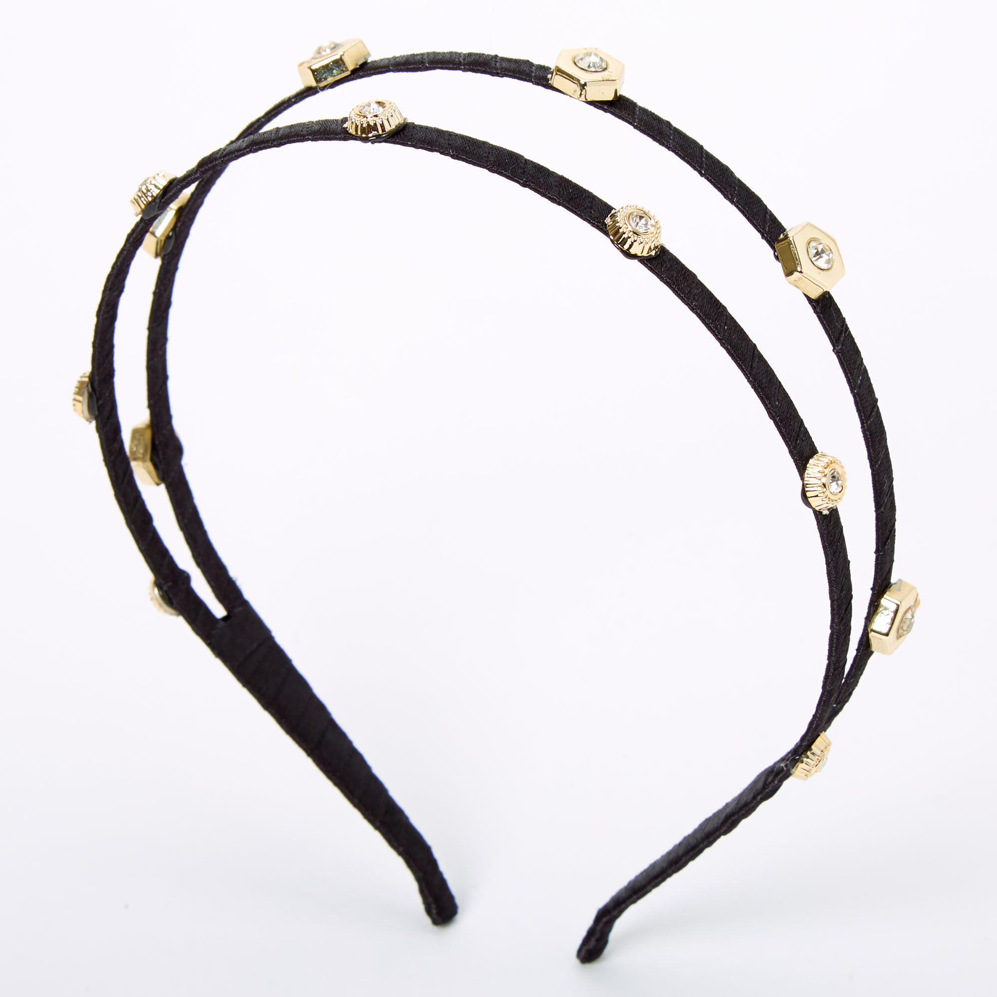Black and sales gold headband