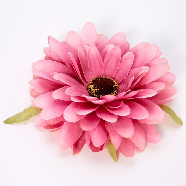 Pink Gerbera Daisy Hair Clip | Claire's