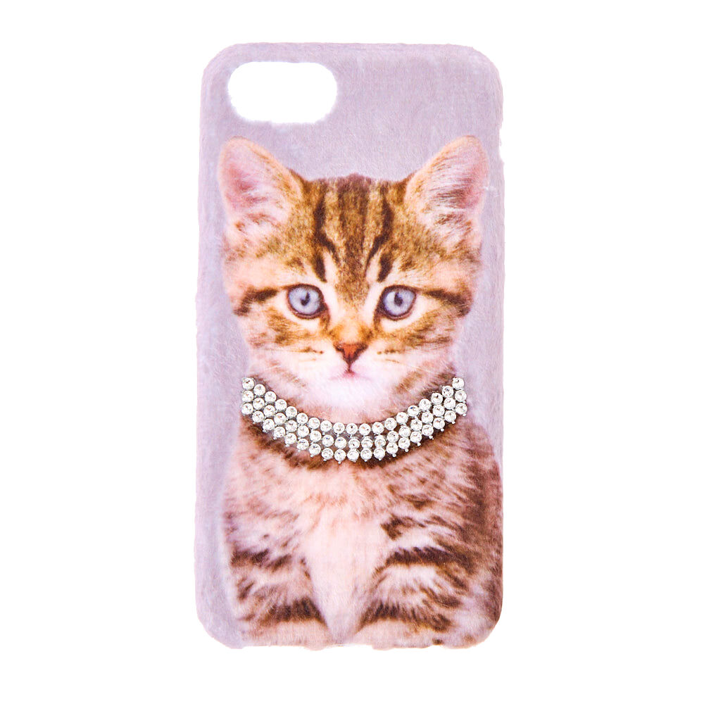 Glam Kitten Fleece Phone Case - Fits iPhone 6/7/8/SE,