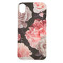 Black Floral Phone Case - Fits iPhone X/XS,