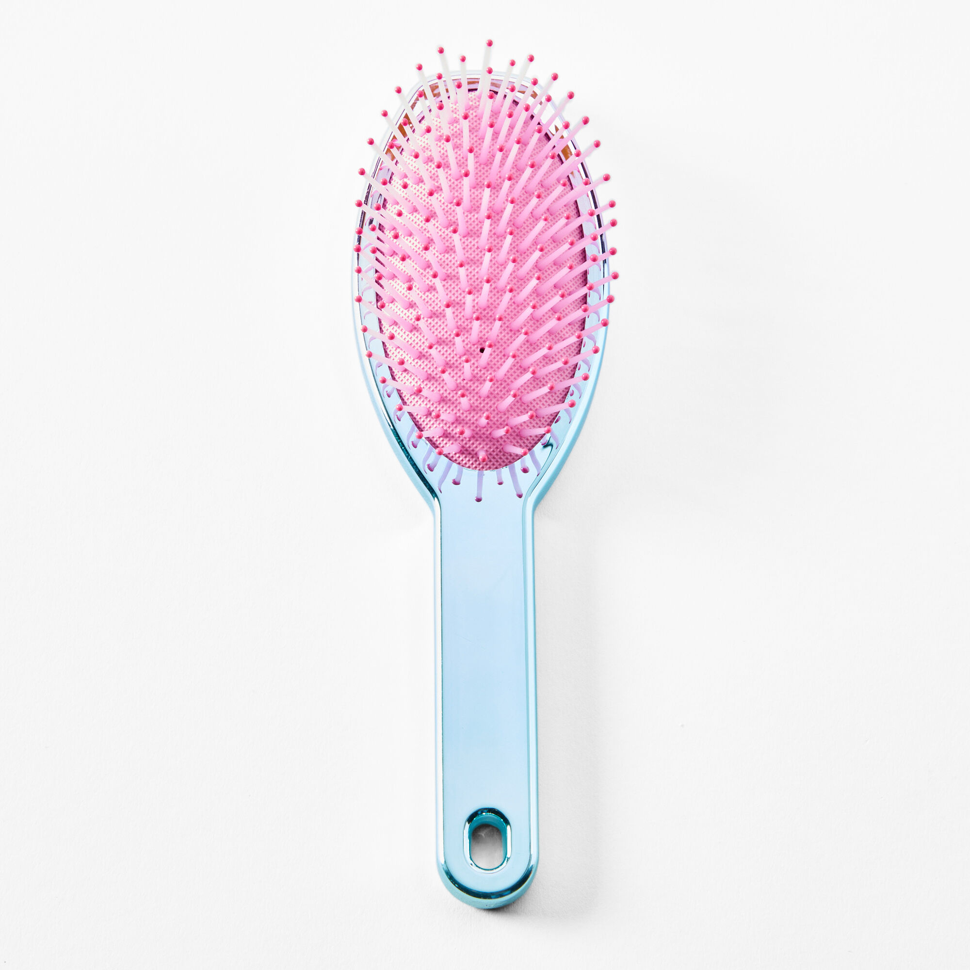 Initial Paddle Hair Brush - Blue, C,