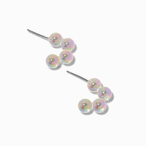 Cr&eacute;oles bulles en lucite transparentes,