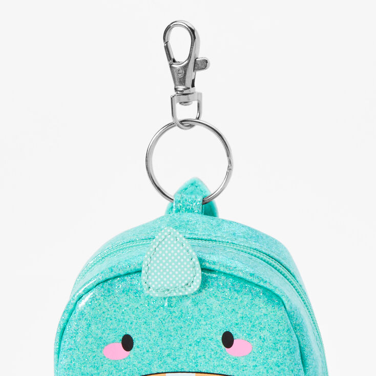 Dinosaur Hoodie Cat Mini Backpack Keyring,