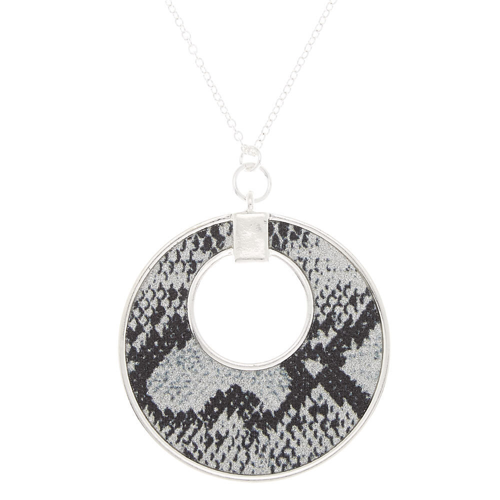 Snake print necklace top