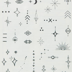 INKED2 Star-Crossed Pack Temporary Tattoos,