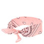 Light Pink Paisley Bandana Headwrap,