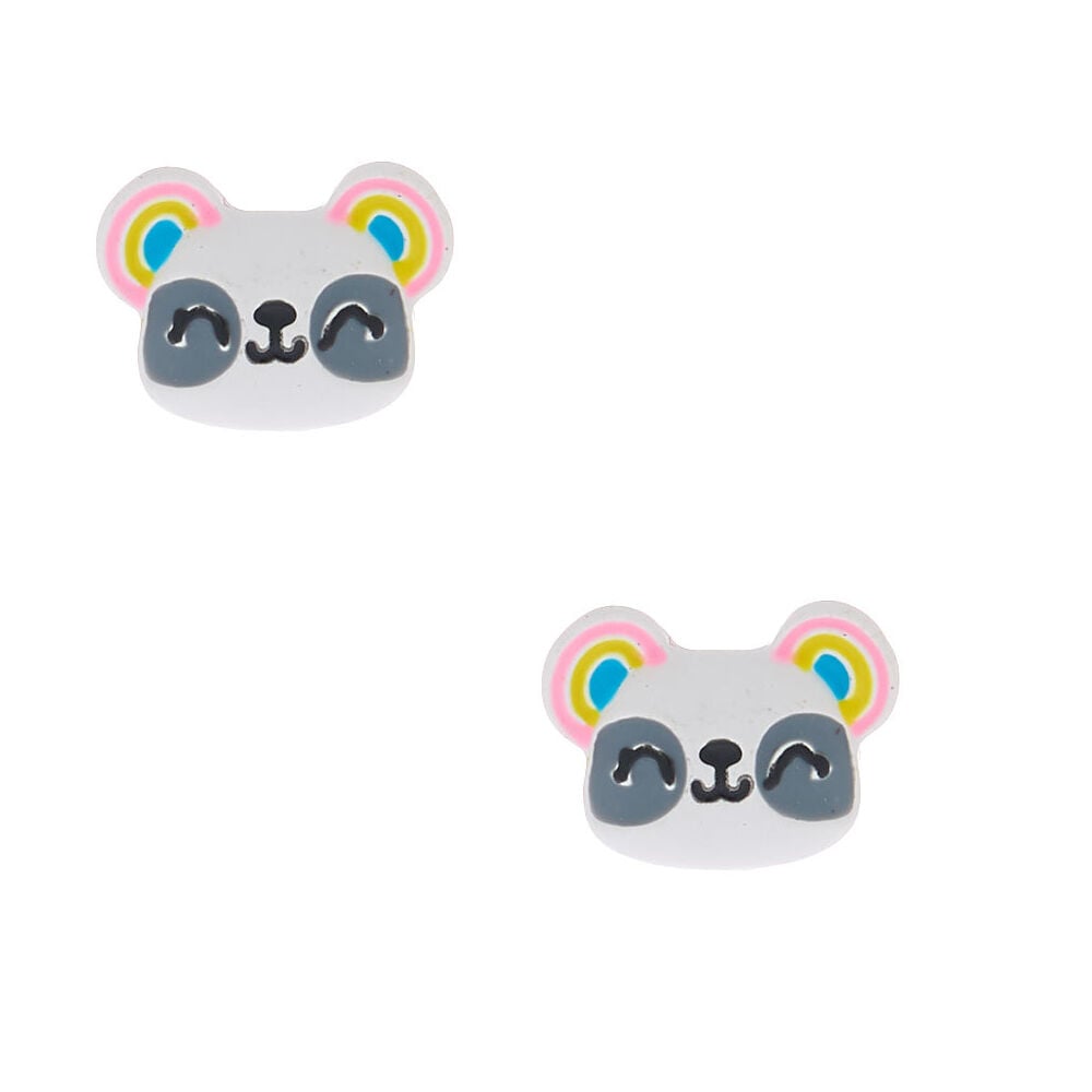 Panda earrings claire's sale