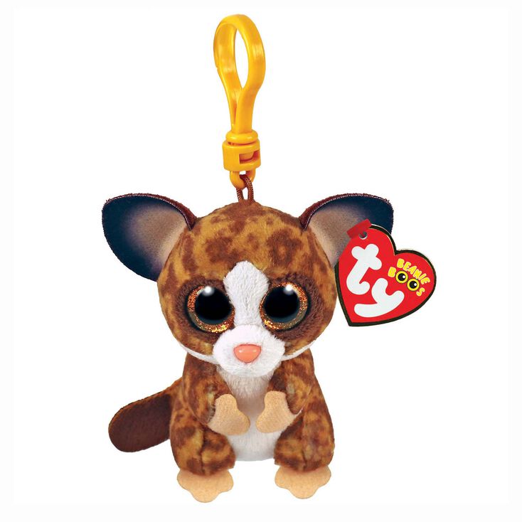 Ty&reg; Beanie Boos Binky the Bush Baby Keyring Clip,