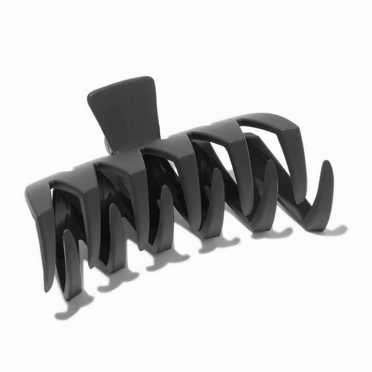 Black Zig Zag Hair Claw,