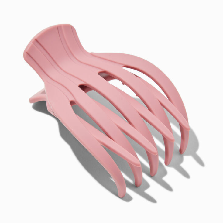 Extra Large Mauve Pink Yoga Hair Claw,