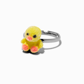 Easter Fuzzy Icons Adjustable Rings - 5 Pack,