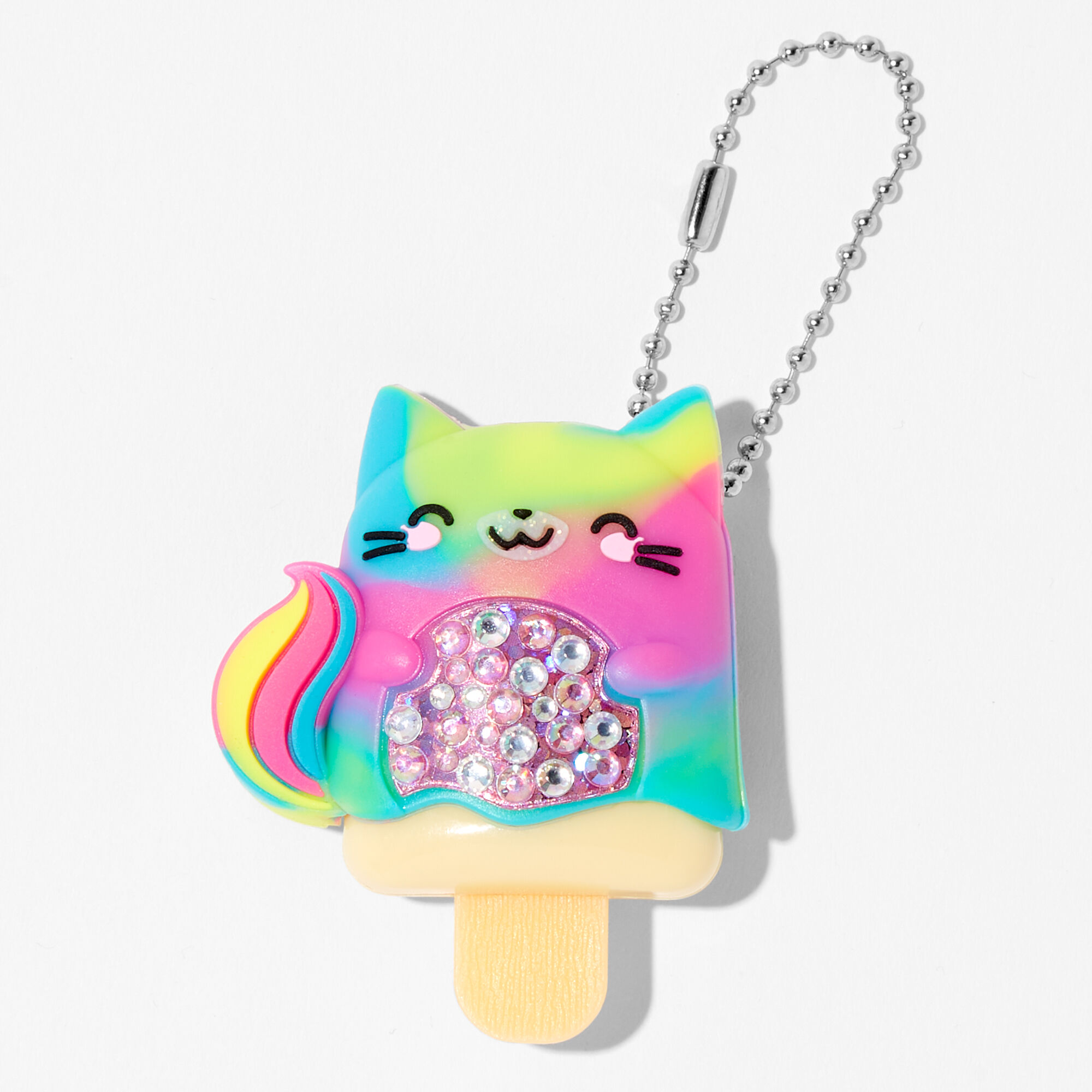 Pucker Pops® Bling Rainbow Cat Lip Gloss - Wild Cherry,