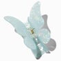 Pearlized Blue Butterfly Large Hair Claw,