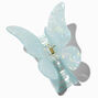 Pearlized Blue Butterfly Large Hair Claw,