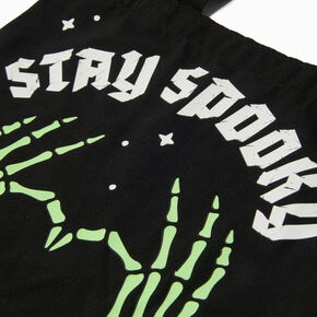 &quot;Stay Spooky&quot; Glow in the Dark Halloween Tote Bag,
