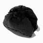 Black Sequin Bow Hair Claw,