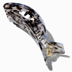 Gray Tortoiseshell Yoga Hair Claw,