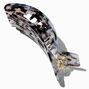 Gray Tortoiseshell Yoga Hair Claw,