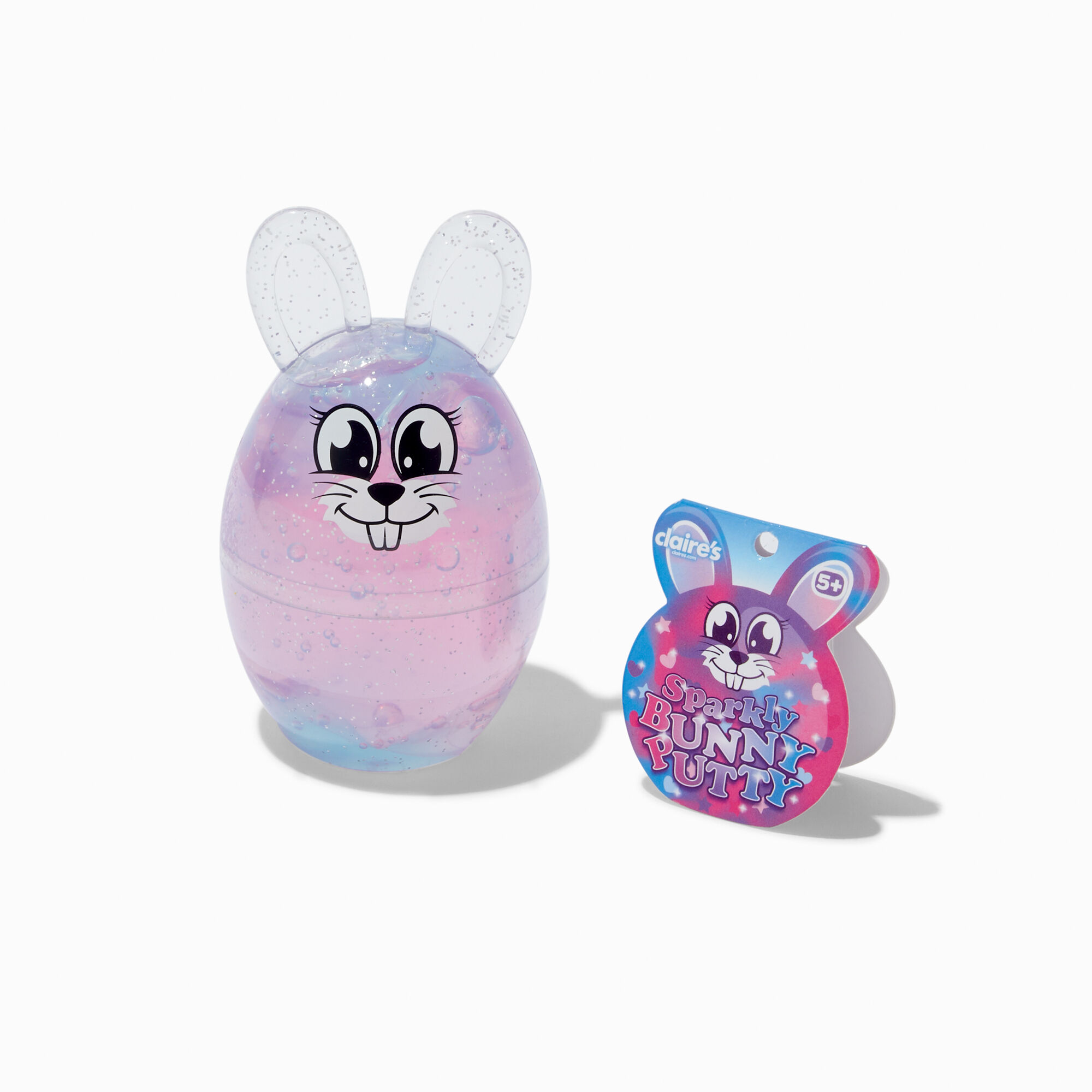 View Sparkly Bunny Claires Exclusive Putty Pot information