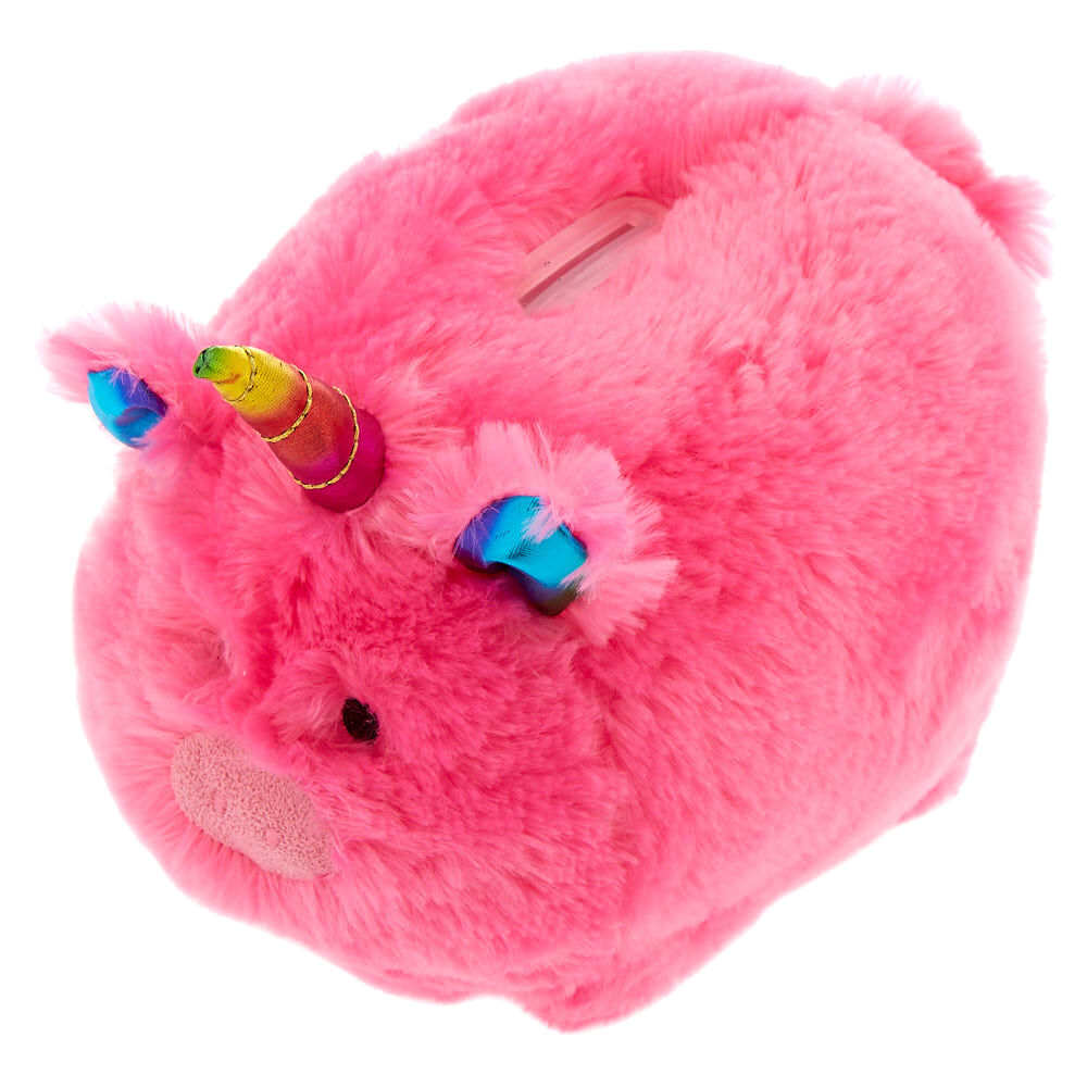 Tirelire licorne rose,