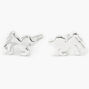 Sterling Silver Unicorn Stud Earrings,