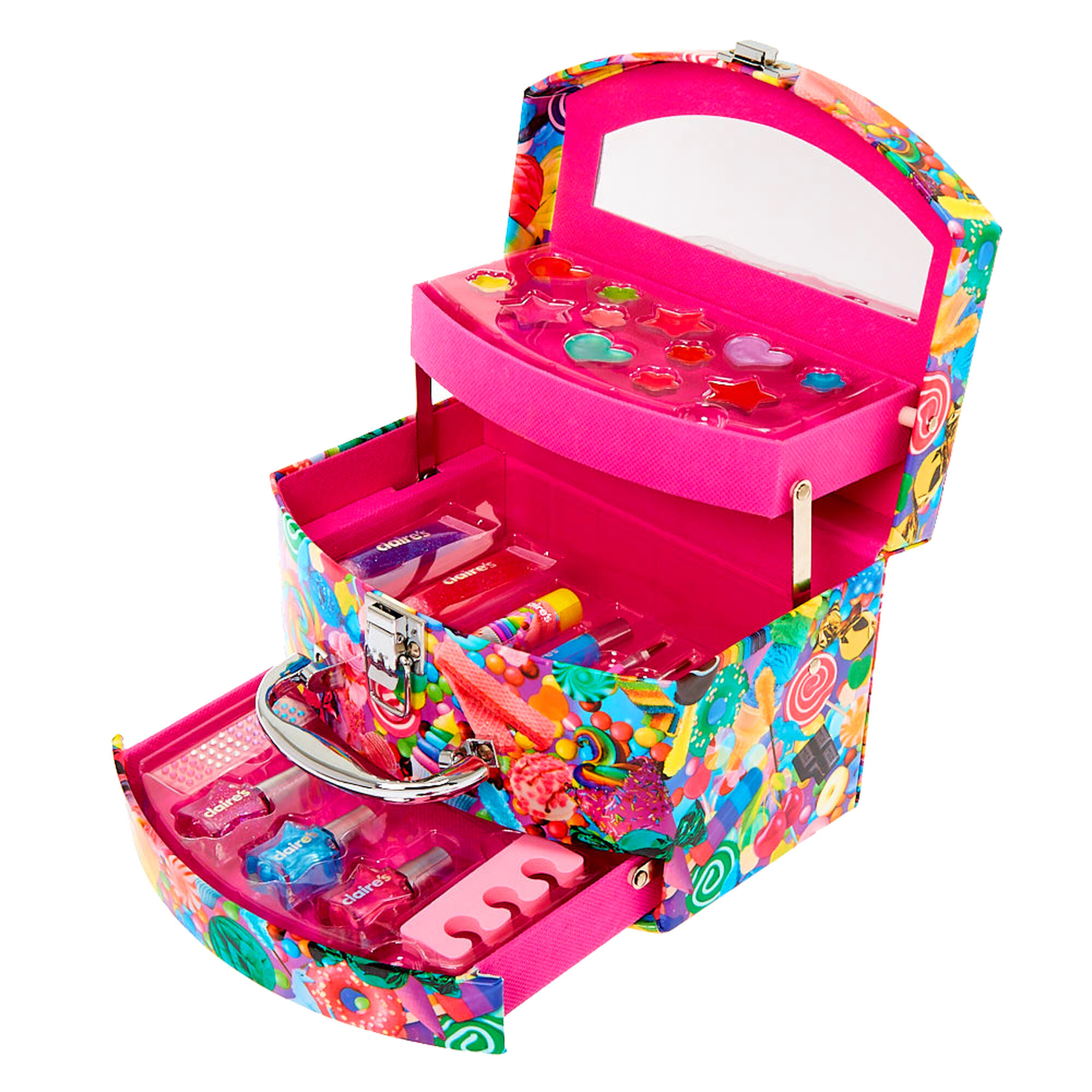 Claire's Club Pink Glitter Mini Makeup Set Mega Case