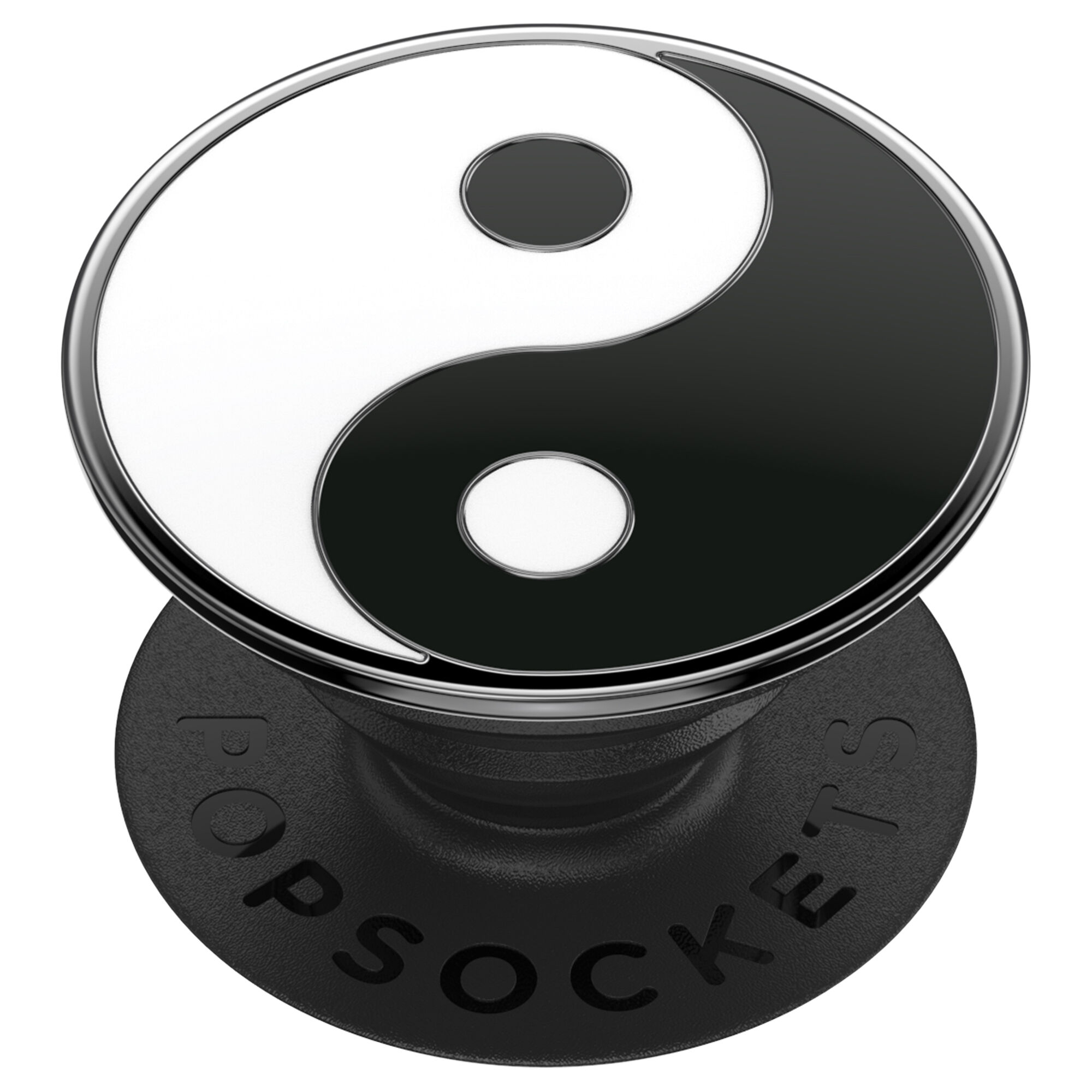 View Claires Popsockets Swappable Popgrip Enamel Yin Yang Black information