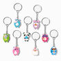 Glitter Food Critters Best Friends Keychains - 8 Pack,