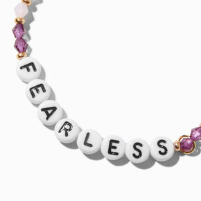 &#39;&#39;Fearless&#39;&#39; Beaded Stretch Bracelet,